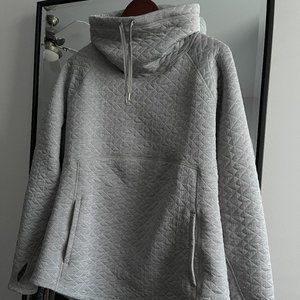 Marmot Women's Annie LS Top - quilted pullover grey - XL